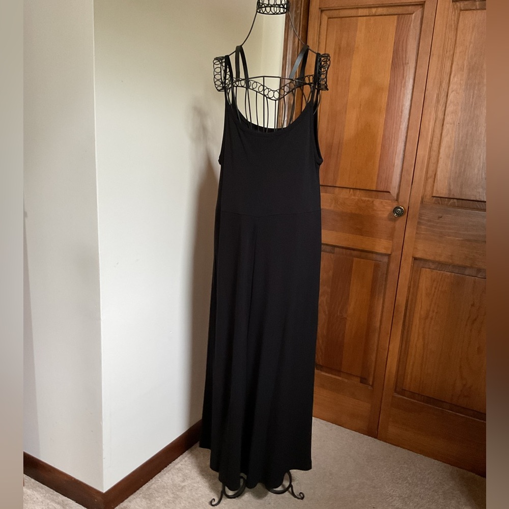 Nordstrom Elegant Black Maxi Dress, Large - Picture 2 of 3